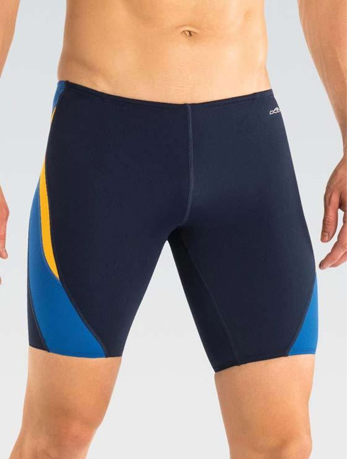 Men's Reliance Blue/Gold Color Block Jammer - Blue/Gold front