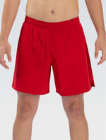 Men's Solid Red Board Short - Red front