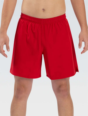 Men's Solid Red Board Short - Red front