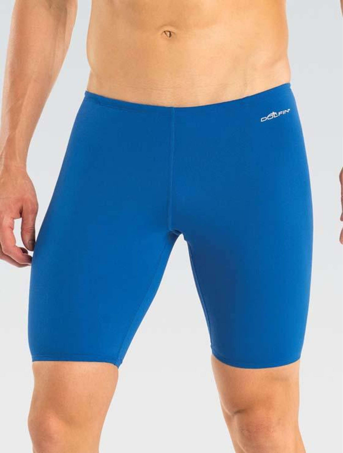 Men's XtraSleek Spandex Solid Royal Team Jammer - Spandex Solid Royal Team front