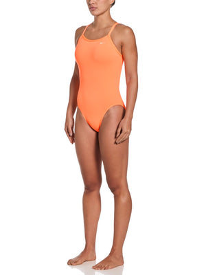 Nike Swim Hydrastrong Essential Women's Racerback One Piece - Orange Pulse alternate image 3