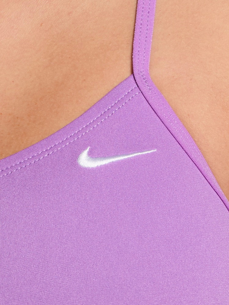 Nike Swim Hydrastrong Essential Women's Cutout One Piece - Bright Violet alternate image 2