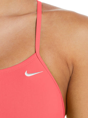 Nike Swim Hydrastrong Essential Women's Cutout One Piece - Hot Punch alternate image 3