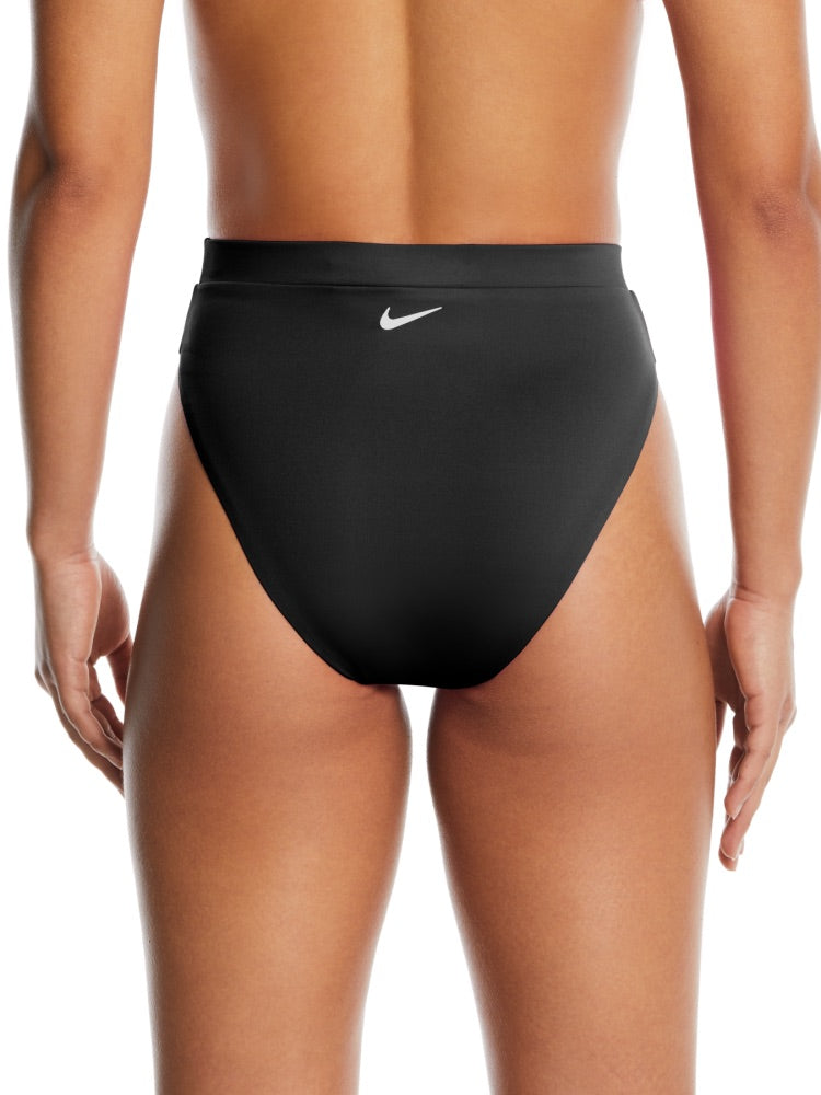 Nike Swim Effortless Essential Women's High Waist Bikini Bottom - Black alternate image 1