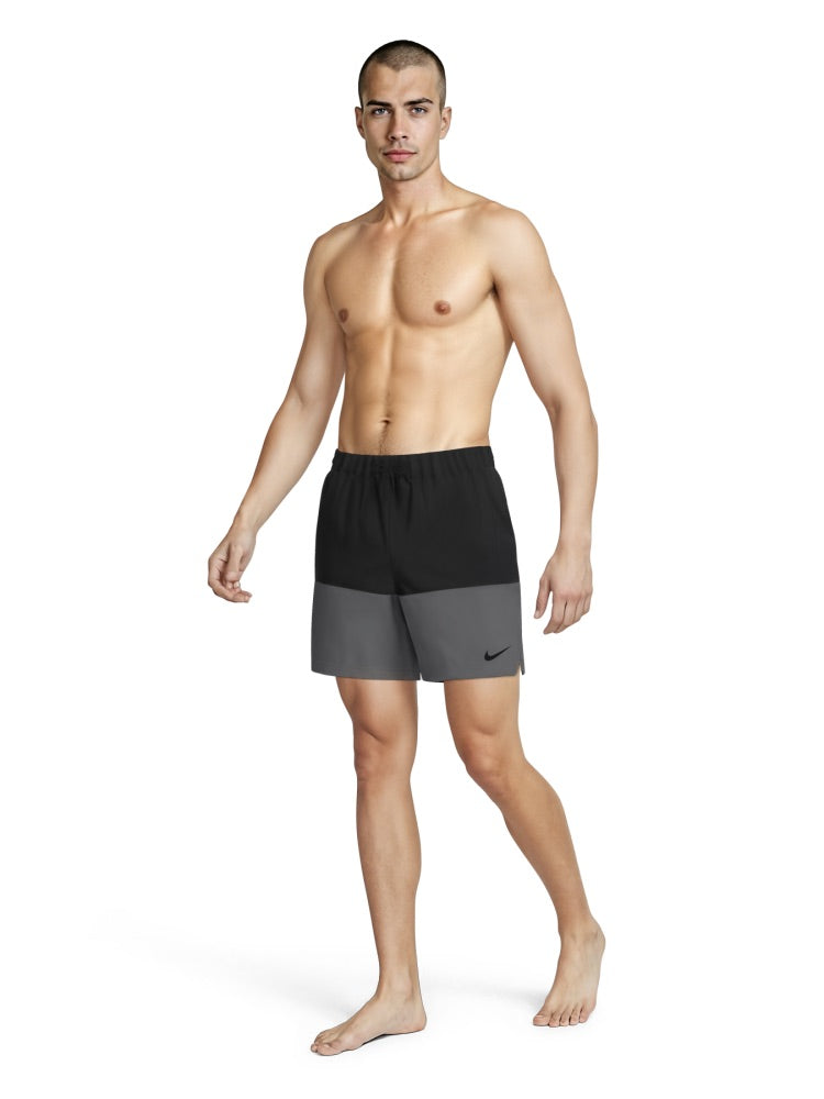Nike Swim Men's 5" Brief-Lined Volley Short - Black