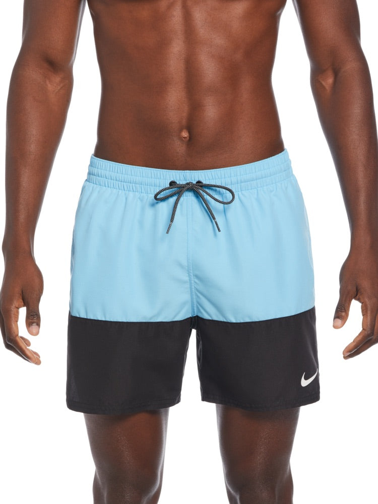 Nike Swim Men's 5" Brief-Lined Volley Short - Aquarius Blue