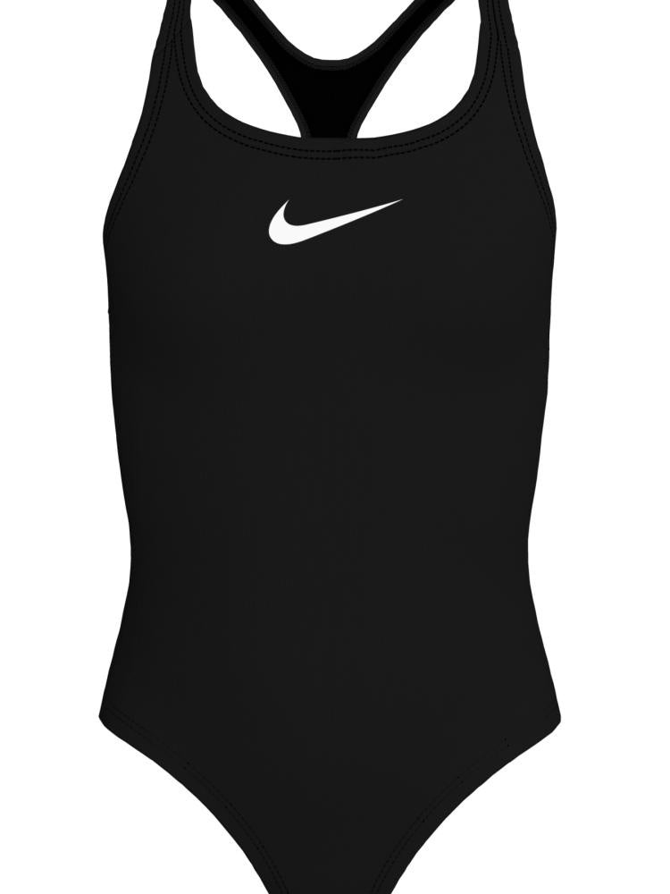 Nike Swim Effortless Essential Big Kids' (Girls') Racerback One Piece - Black alternate image 3