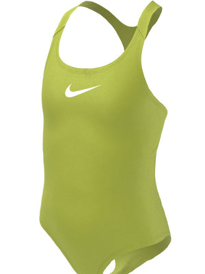 Nike Swim Effortless Essential Big Kids' (Girls') Racerback One Piece - Bright Cactus