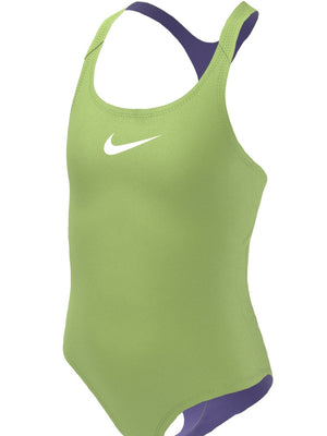 Nike Swim Effortless Essential Big Kids' (Girls') Racerback One Piece - Ghost Green