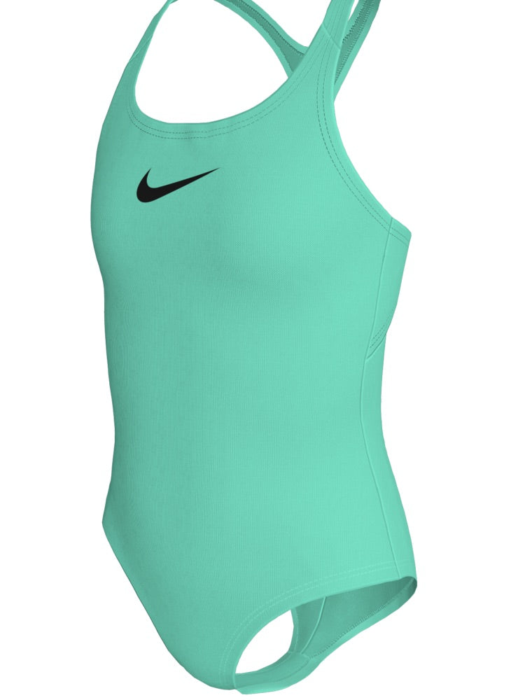 Nike Swim Effortless Essential Big Kids' (Girls') Racerback One Piece - Bleached Turq