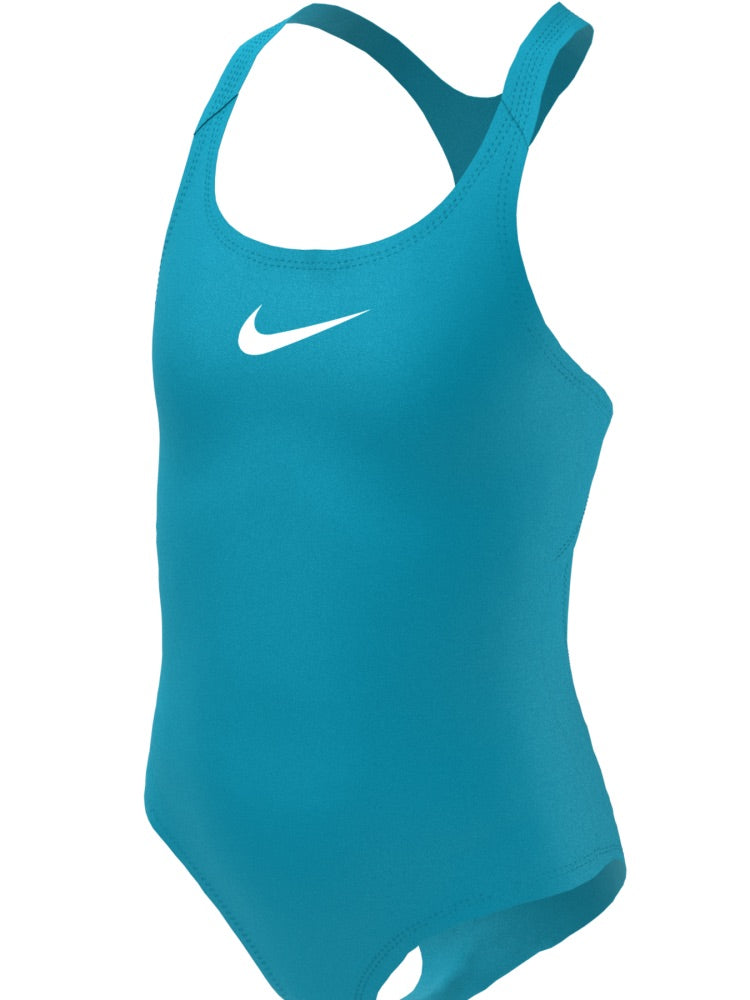 Nike Swim Effortless Essential Big Kids' (Girls') Racerback One Piece - Blue Lightning