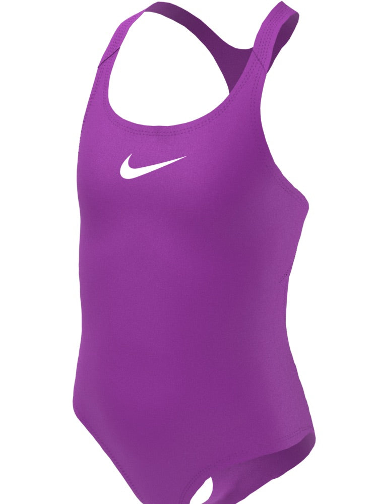 Nike Swim Effortless Essential Big Kids' (Girls') Racerback One Piece - Laser Purple