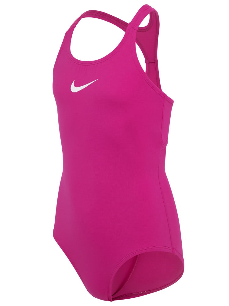 Nike Swim Effortless Essential Big Kids' (Girls') Racerback One Piece - Fireberry
