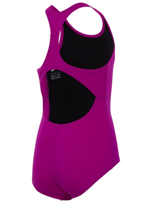 Nike Swim Effortless Essential Big Kids' (Girls') Racerback One Piece - Red Plum alternate image 1