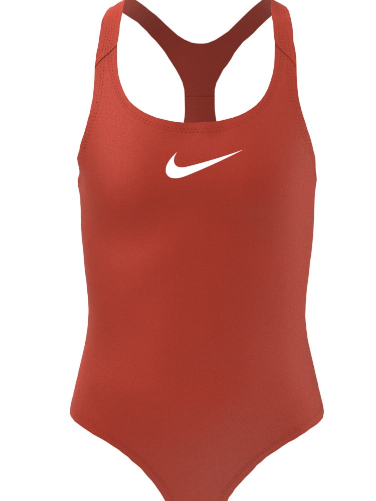 Nike Swim Effortless Essential Big Kids' (Girls') Racerback One Piece - Picante Red alternate image 2