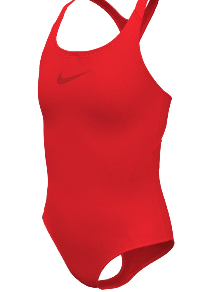 Nike Swim Effortless Essential Big Kids' (Girls') Racerback One Piece - Light Crimson