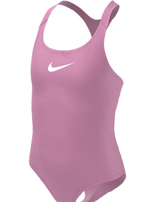 Nike Swim Effortless Essential Big Kids' (Girls') Racerback One Piece - Pink Spell