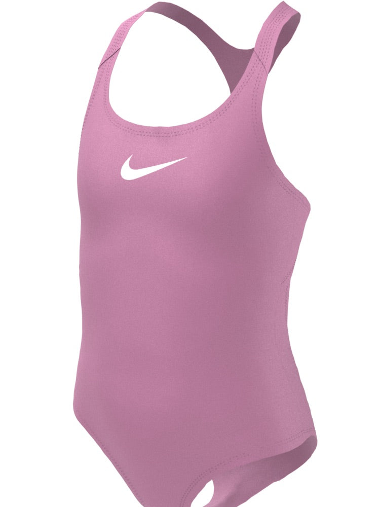 Nike Swim Effortless Essential Big Kids' (Girls') Racerback One Piece - Pink Spell