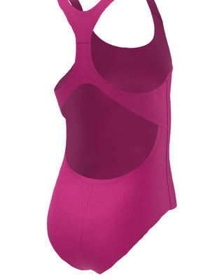 Nike Swim Effortless Essential Big Kids' (Girls') Racerback One Piece - Pink Prime alternate image 1