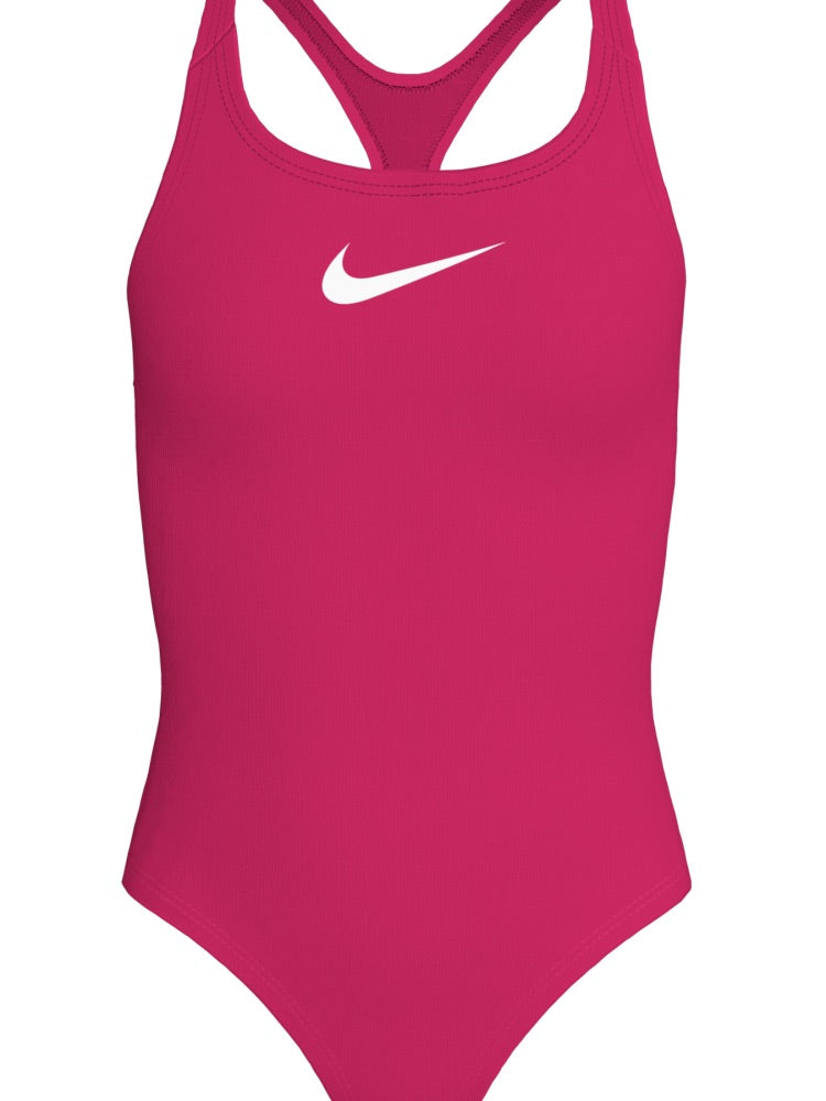 Nike Swim Effortless Essential Big Kids' (Girls') Racerback One Piece - Rush Pink alternate image 2