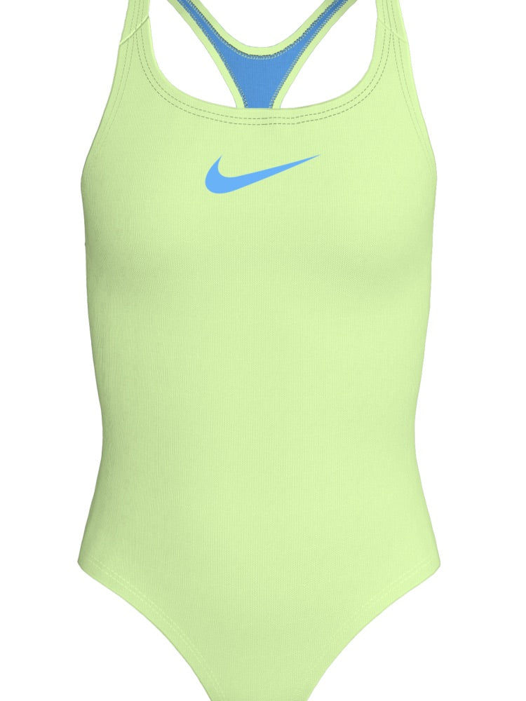 Nike Swim Effortless Essential Big Kids' (Girls') Racerback One Piece - Barely Volt alternate image 2