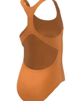 Nike Swim Effortless Essential Big Kids' (Girls') Racerback One Piece - Bright Citrus alternate image 1