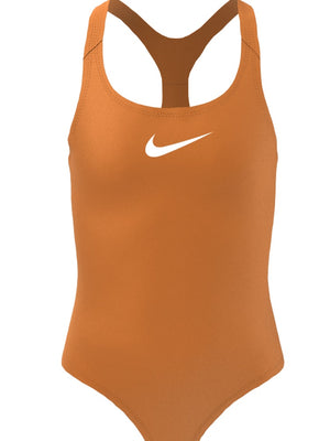 Nike Swim Effortless Essential Big Kids' (Girls') Racerback One Piece - Bright Citrus alternate image 2