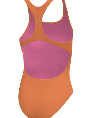 Nike Swim Effortless Essential Big Kids' (Girls') Racerback One Piece - Orange Pulse alternate image 1
