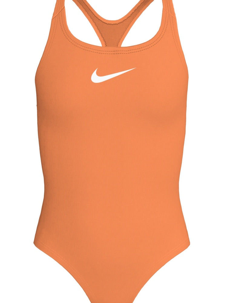 Nike Swim Effortless Essential Big Kids' (Girls') Racerback One Piece - Orange Pulse alternate image 2