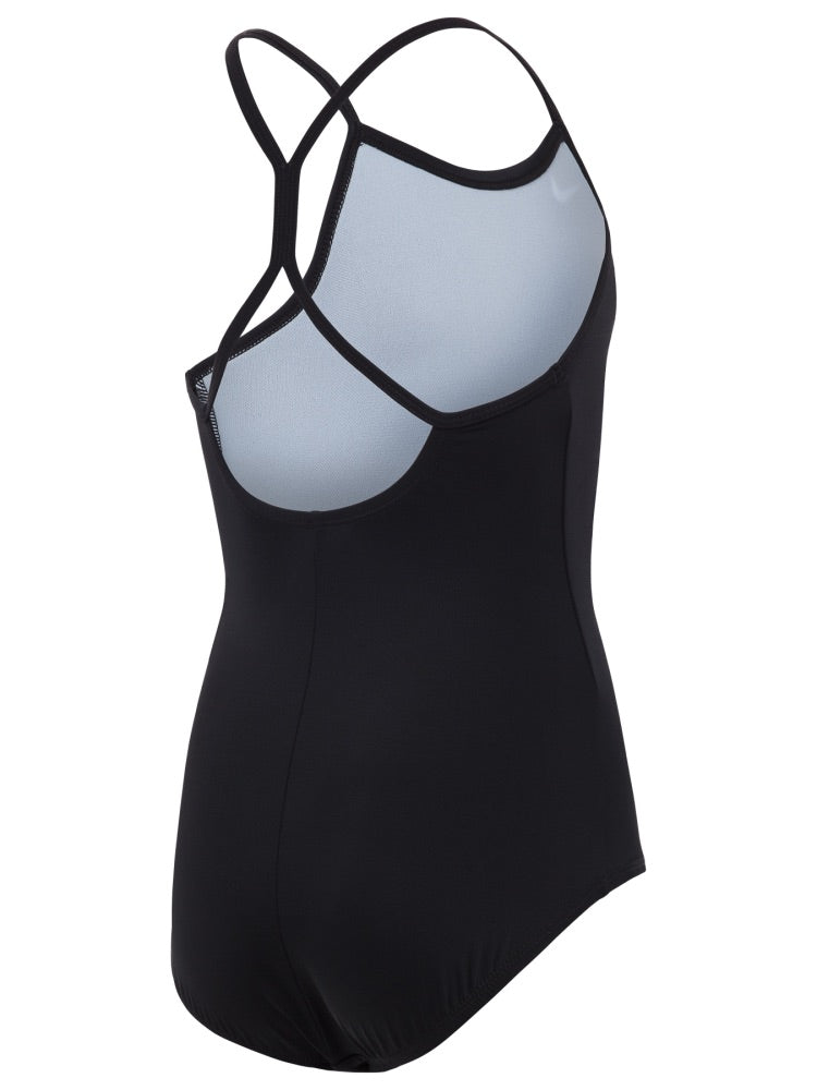 Nike Swim Big Kids' (Girls') Racerback One Piece - Black alternate image 1