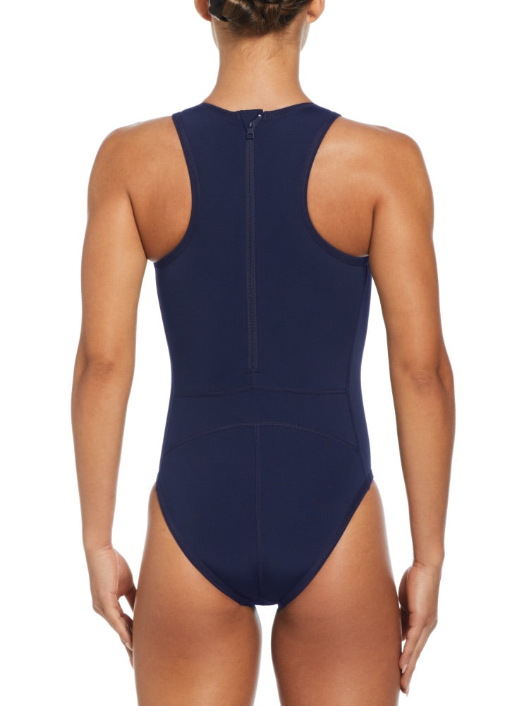 Nike Swim Hydrastrong Women's Water Polo One Piece - Midnight Navy alternate image 1