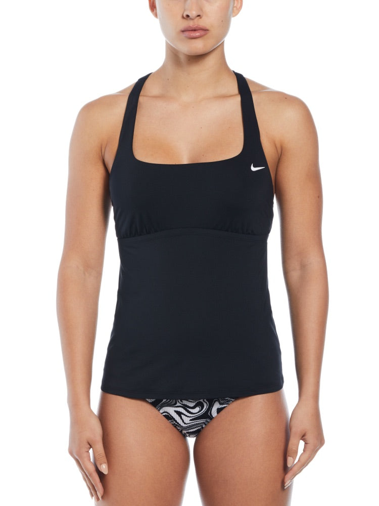 Nike Swim Effortless Essential Women's Square Neck Tankini - Black