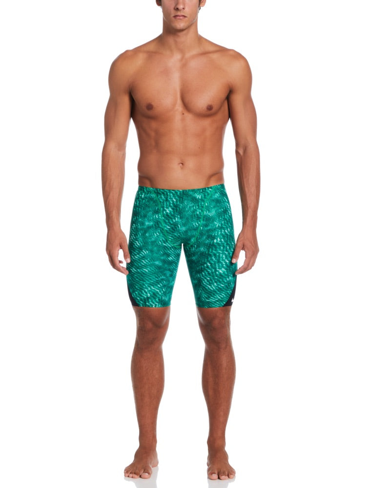 Nike Swim Hydrastrong Pool Lanes Men's Jammer - Court Green alternate image 3