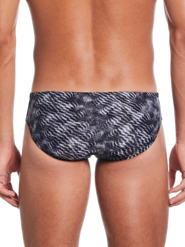 Nike Swim Hydrastrong Pool Lanes Men's Brief - Black alternate image 1