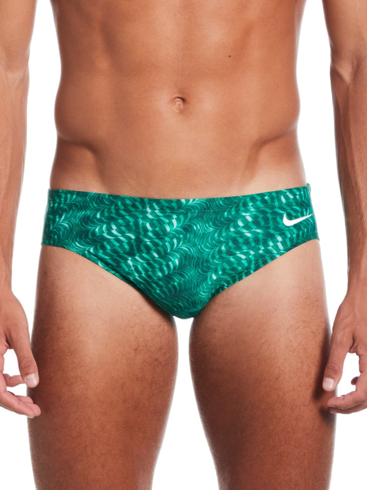 Nike Swim Hydrastrong Pool Lanes Men's Brief - Court Green