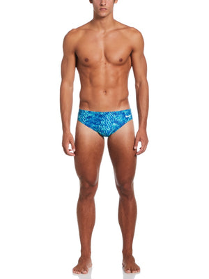 Nike Swim Hydrastrong Pool Lanes Men's Brief - Blue Green alternate image 3