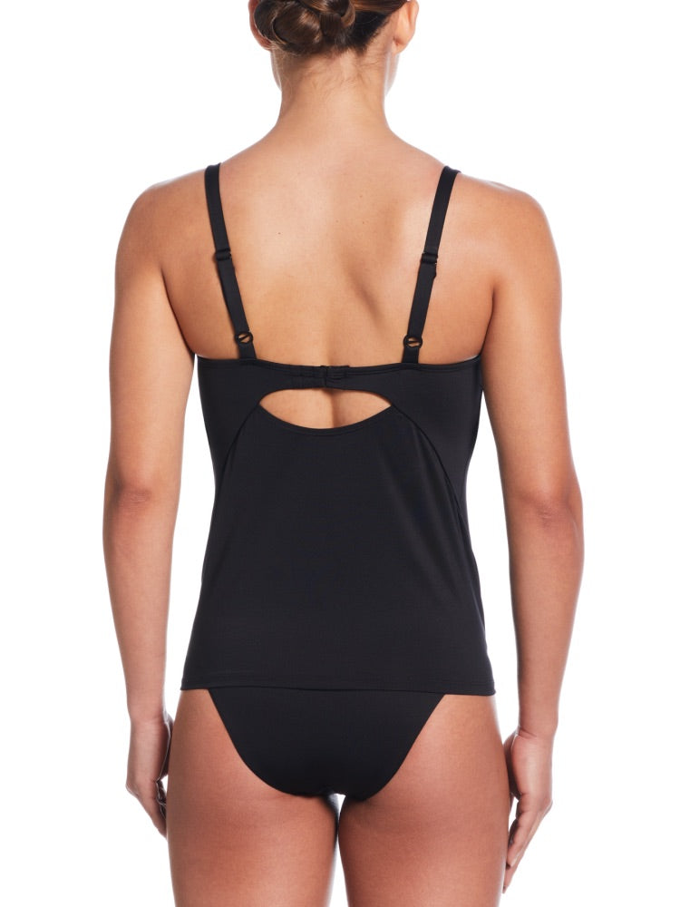 Nike Swim Effortless Essential Women's V-Neck Tankini - Black alternate 1