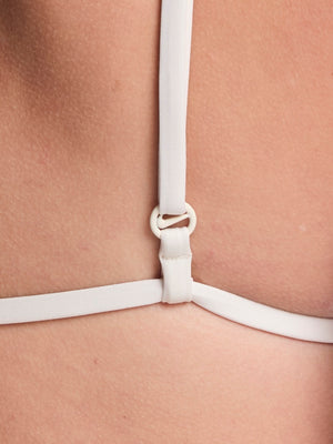 Nike Swim Effortless Essential Women's Triangle Bikini Top - Chalk alternate image 4
