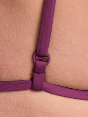 Nike Swim Effortless Essential Women's Triangle Bikini Top - Desert Pink alternate image 4