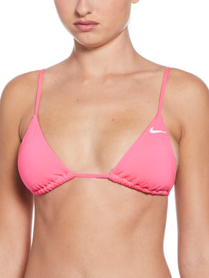 Nike Swim Effortless Essential Women's Triangle Bikini Top - Hyper Pink