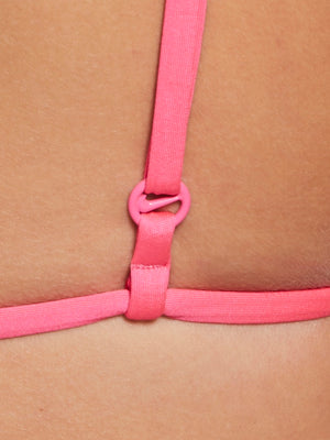 Nike Swim Effortless Essential Women's Triangle Bikini Top - Hyper Pink alternate image 4