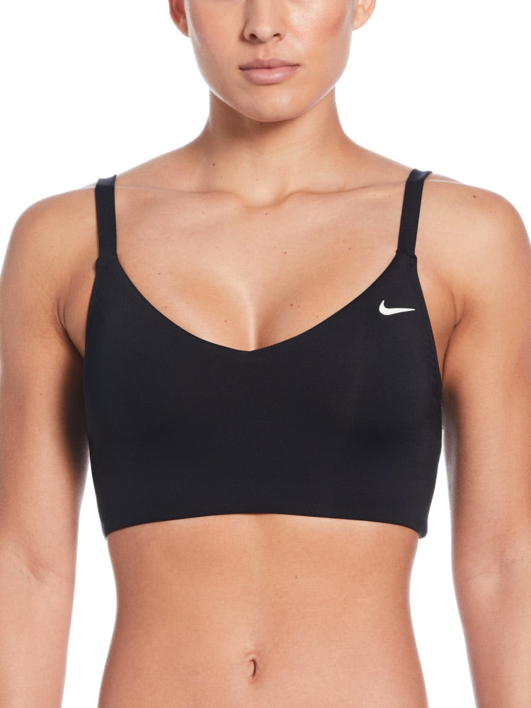 Nike Swim Effortless Essential Women's V-Neck Midkini - Black