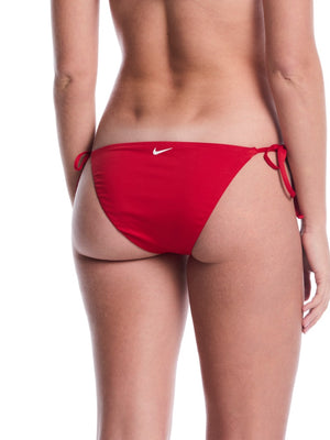 Nike Swim Effortless Essential Women's Tie String Bikini Bottom - Gym Red alternate image 1