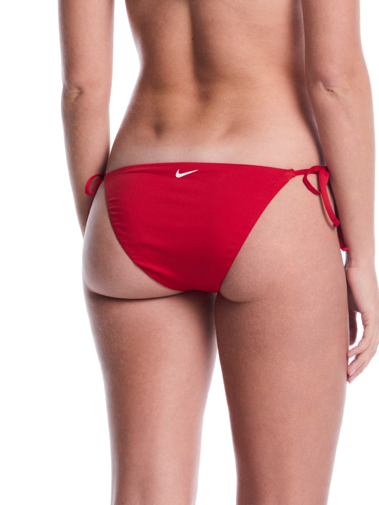 Nike Swim Effortless Essential Women's Tie String Bikini Bottom - Gym Red alternate image 1