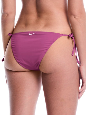 Nike Swim Effortless Essential Women's Tie String Bikini Bottom - Desert Pink alternate image 1