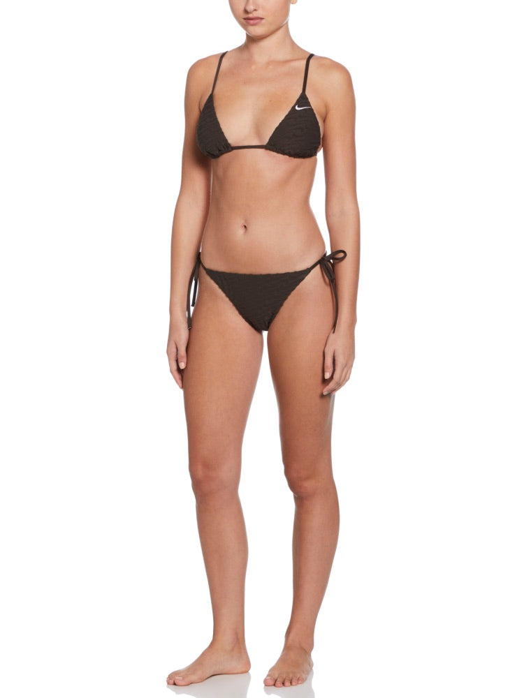 Nike Swim Women's Terry Texture Triangle Bikini Top - Baroque Brown alternate image 3