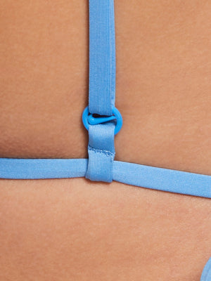 Nike Swim Women's Terry Texture Triangle Bikini Top - University Blue alternate image 4