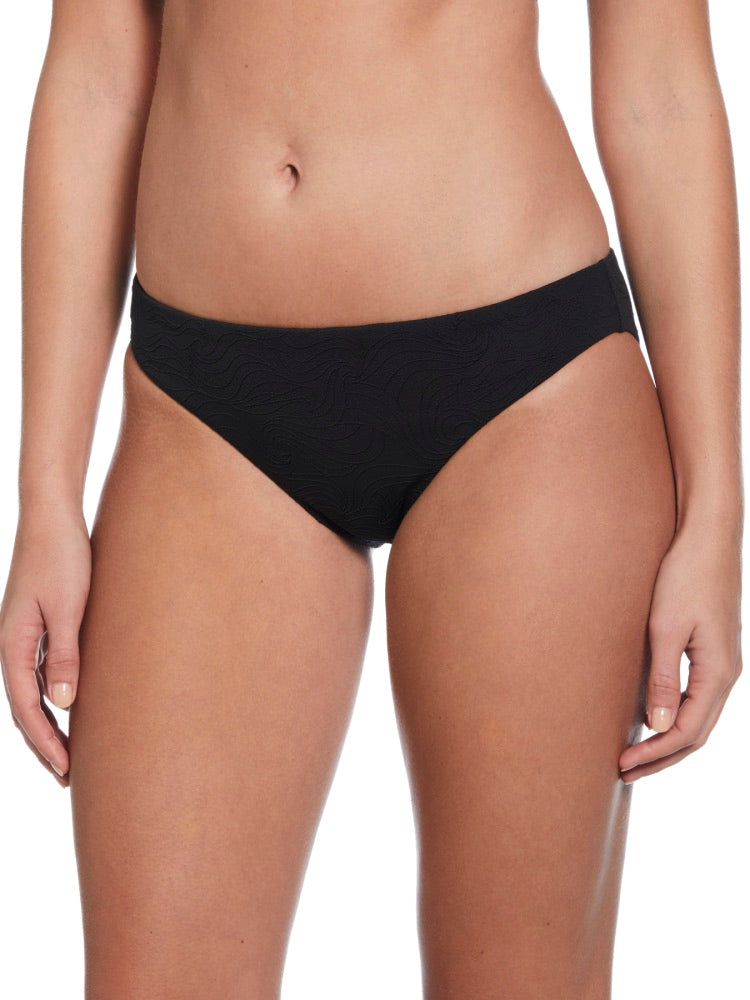 Nike Swim Women's Jacquard Texture Hipster Bikini Bottom - Black