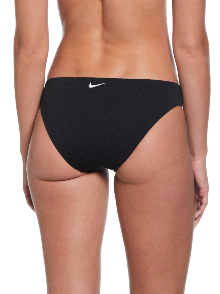 Nike Swim Women's Jacquard Texture Hipster Bikini Bottom - Black alternate image 1