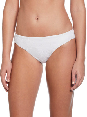 Nike Swim Women's Jacquard Texture Hipster Bikini Bottom - White